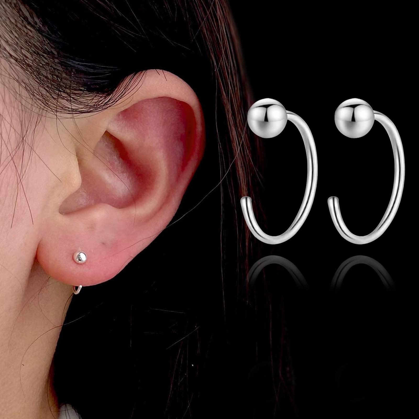 Flipkart.com - Buy TheVineGirl Korean Golden Simple Curved Triple Hoop  Earrings For Women And Girls Metal Hoop Earring Online at Best Prices in  India